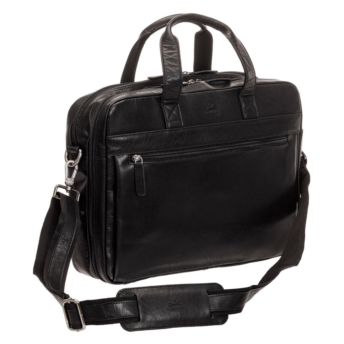 Mancini Leather 15.6 in. Laptop Briefcase