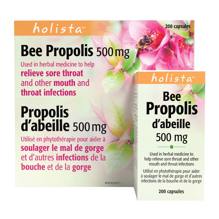 Holista Bee Propolis 500 mg, 2 x 200 Capsules