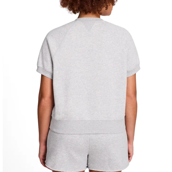 Champion Women's Short Sleeve Logo Fleece Sweater