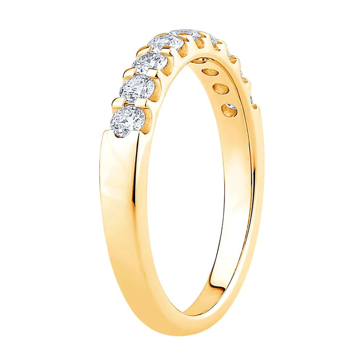 Round Brilliant Diamond Wedding Band (0.50 ctw)