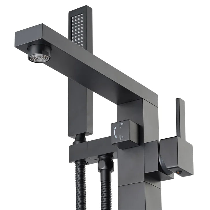 AGUA Canada Sammie Freestanding Bathtub Faucet with Hand Shower