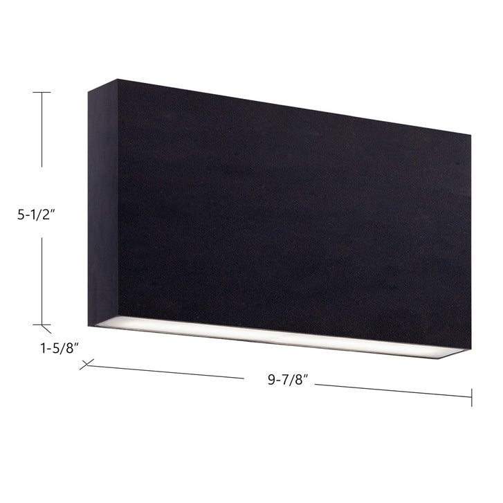 Light & Modern Lordon Style 10 in. Outdoor Rated LED Wall Sconce