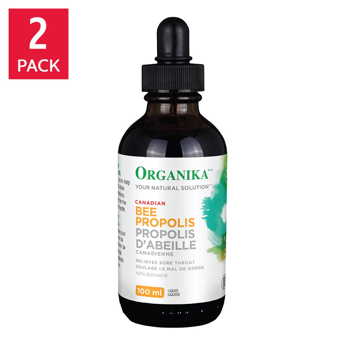 Organika Bee Propolis 167 mg Liquid, 2 x 100 mL