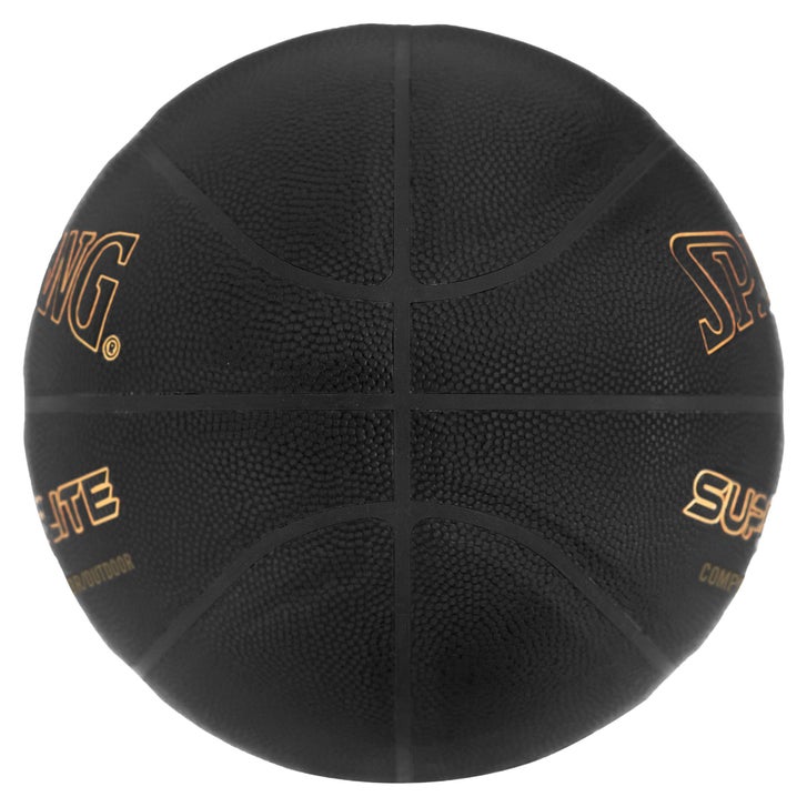 Spalding - Super Flight Black / Gold, Composite Basketball