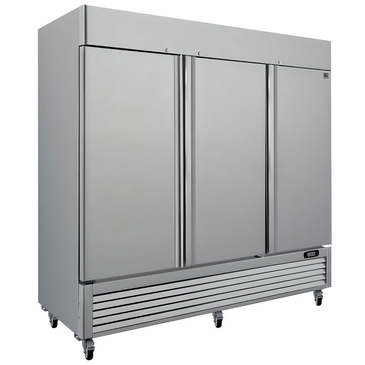 Kenmore Pro 31.5 in. 72 cu ft. Stainless Steel Convertible Commercial 3-door Refrigerator or Freezer