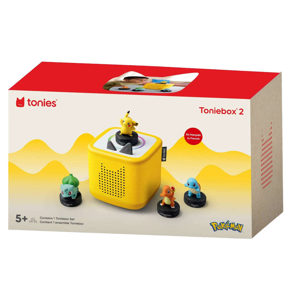 Tonies Pikachu Toniebox 2 Starter Set Lightning Yellow (French) - Costco Exclusive