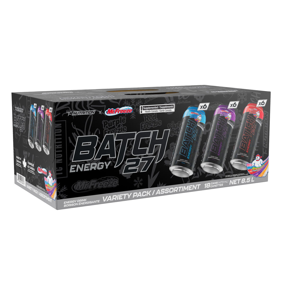 Batch 27 Energy Drink, 473 mL, 18-pack