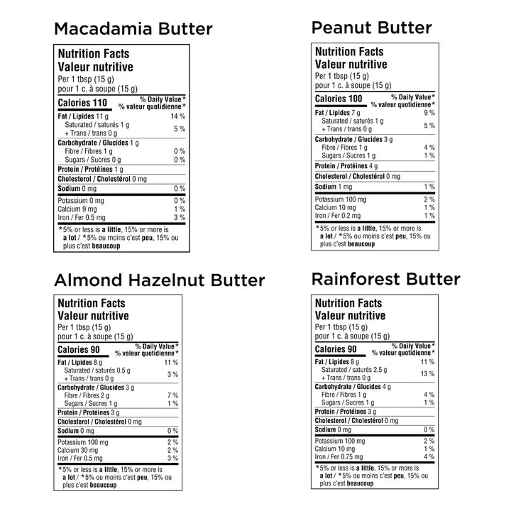 Nuts to You Nut Butter Spread Variety Pack, 4-pack