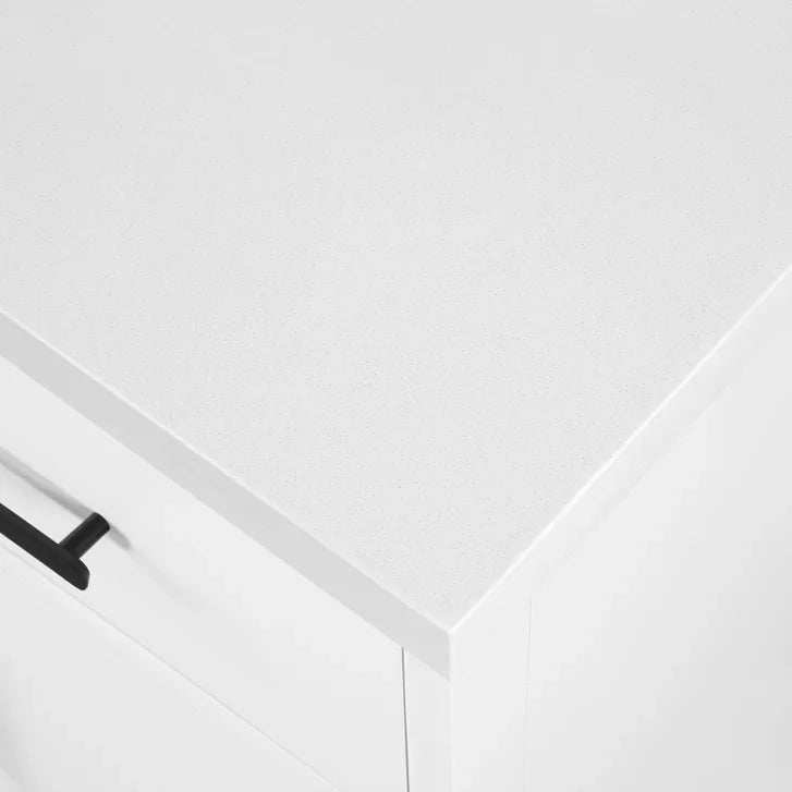 OVE Decors Jonah 60 in. Vanity with White Quartz Top