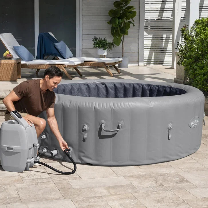 SaluSpa Santa Monica Smart AirJet 5-7 person Inflatable Spa with App-Control