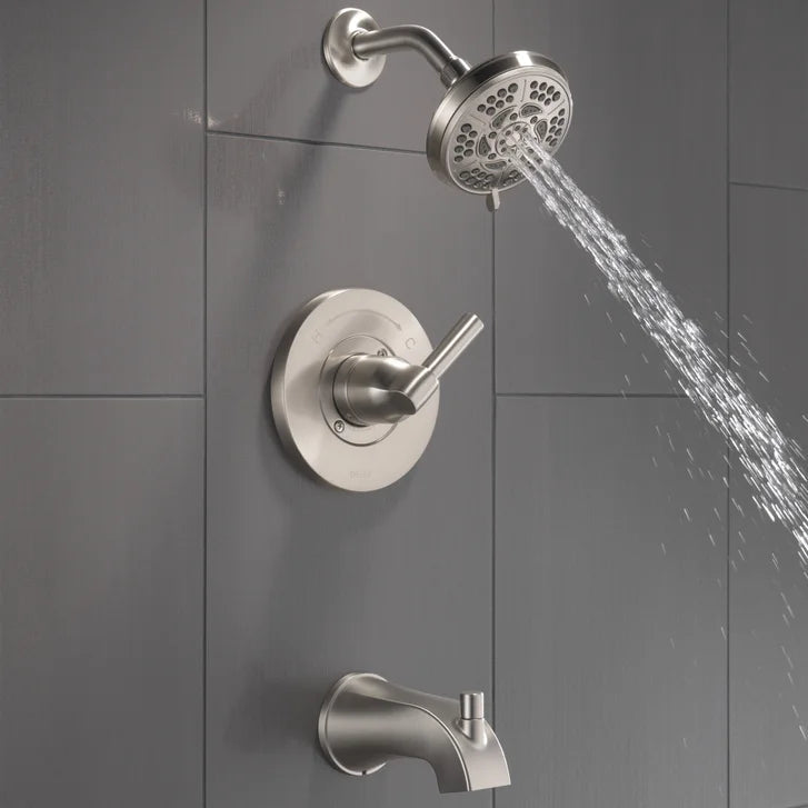 Delta Becker Monitor 14 Series Single Handle Tub and Shower Faucet