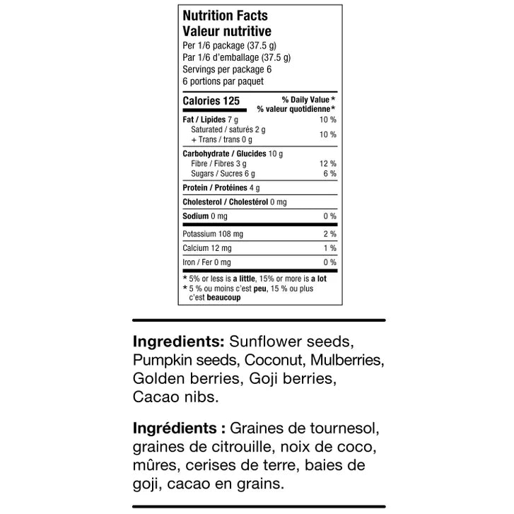 Healthy Crunch Fruit & Seed Mix, 7 × 225 g