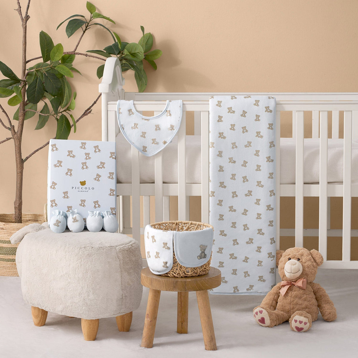 Piccolo Bambino Baby Gift Box Bundle, 6-piece