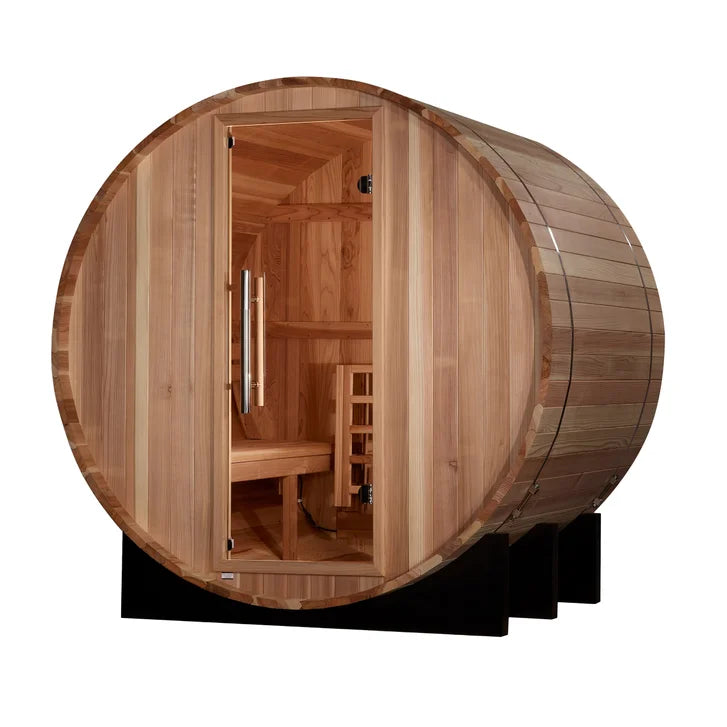 Golden Designs St. Moritz 2-person Barrel Steam Sauna