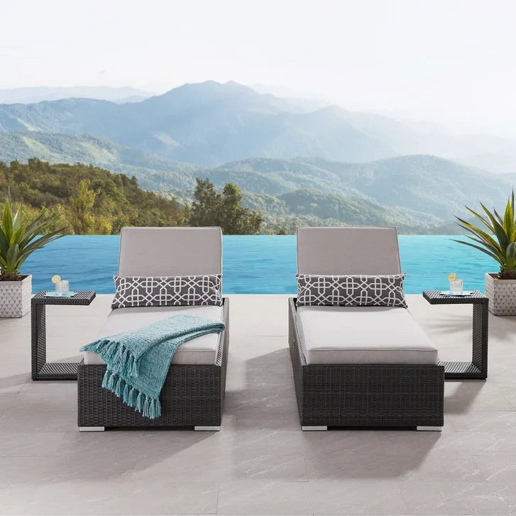 Niko 4-piece Patio Lounger Set