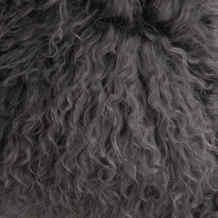 Mongolian Sheepskin Decorative Cushion