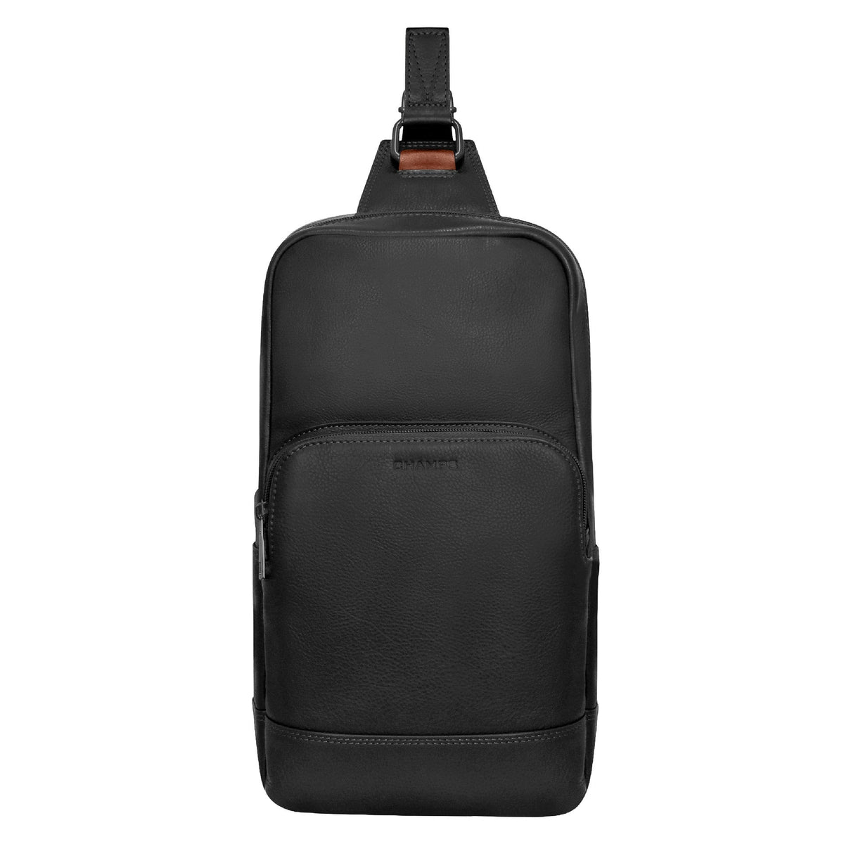 Champs Onyx Collection Leather Sling Bag