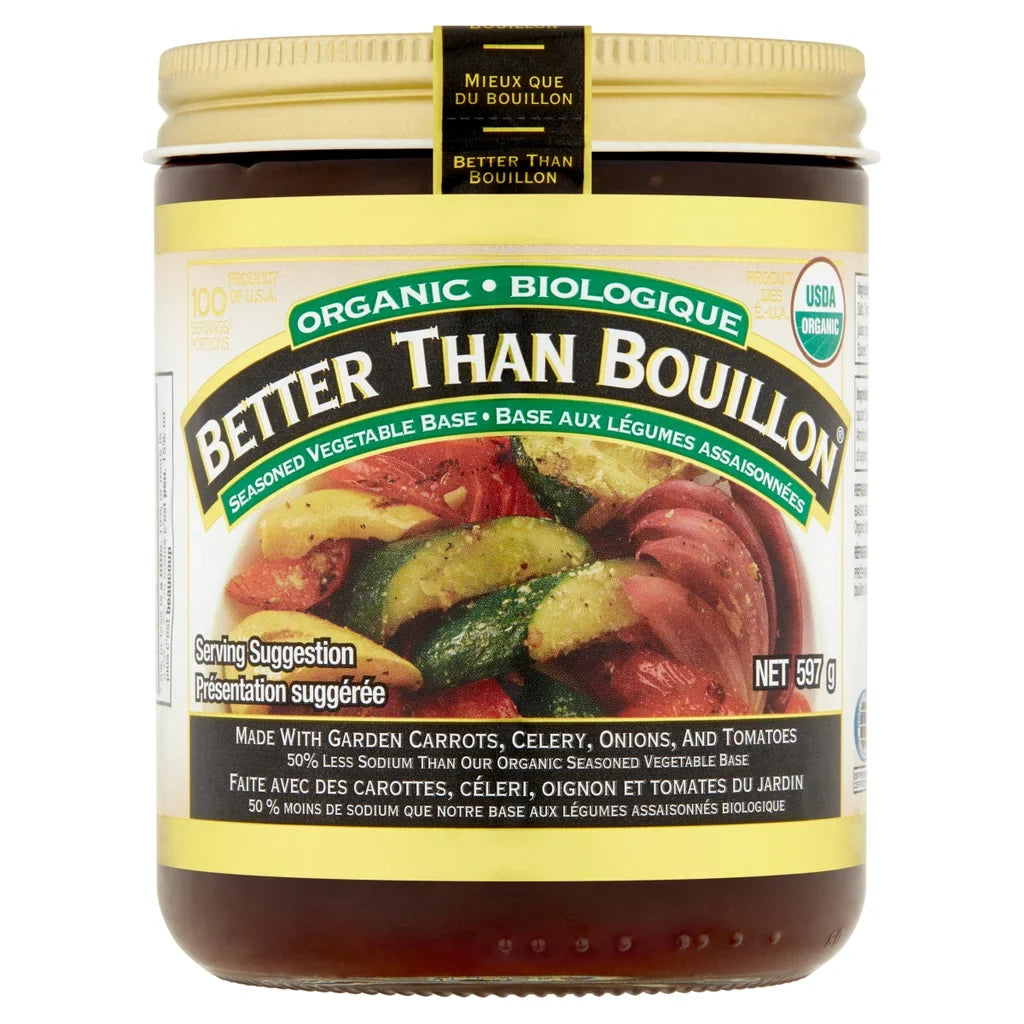Better than Bouillon Organic Seasoned Vegetable Base, 597 g