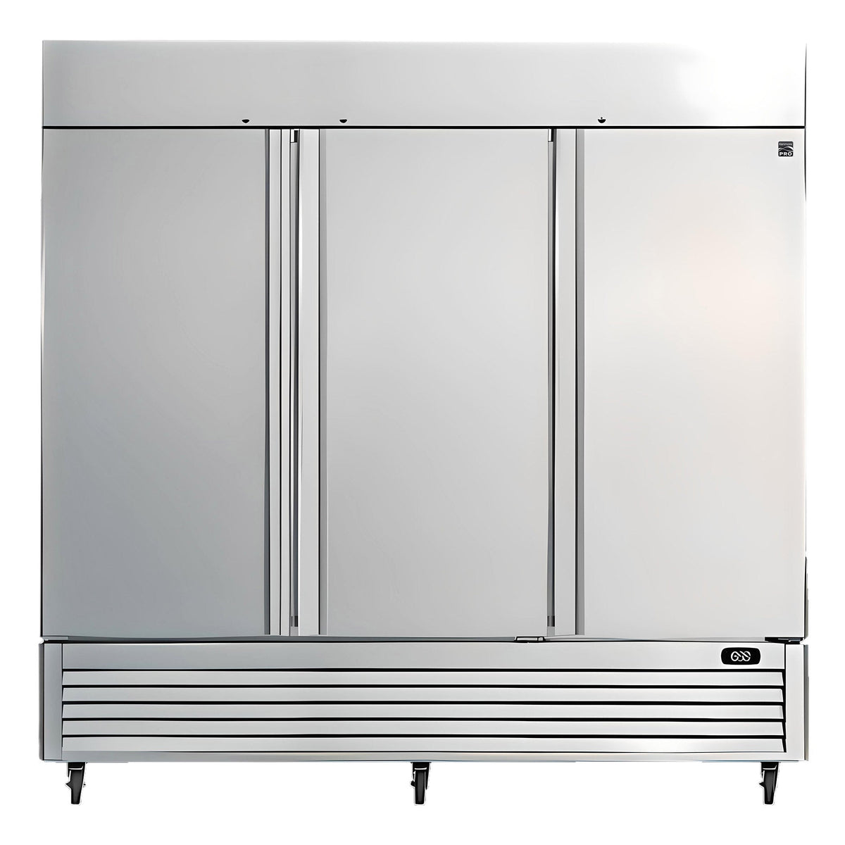 Kenmore Pro 31.5 in. 72 cu ft. Stainless Steel Convertible Commercial 3-door Refrigerator or Freezer
