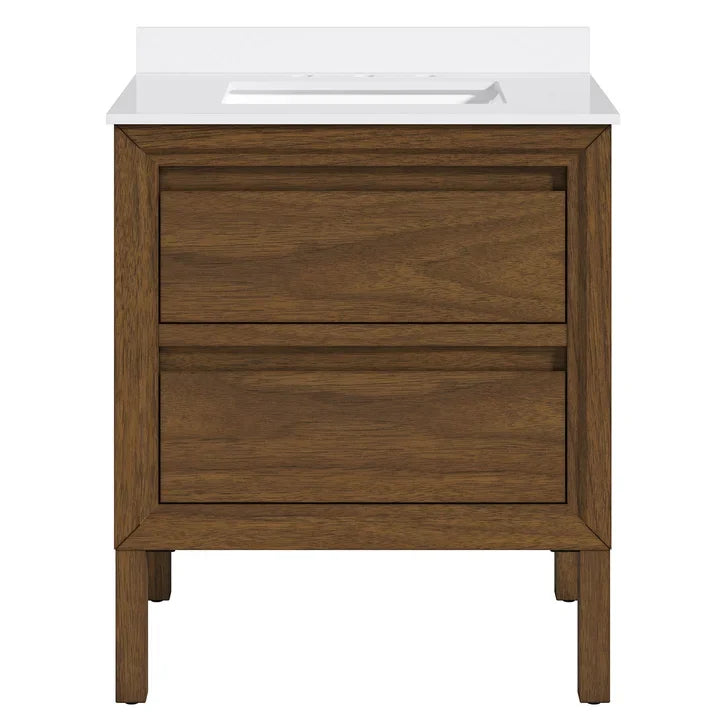 OVE Decors Tino Vanity in Pistachio Finish with Quartz Countertop