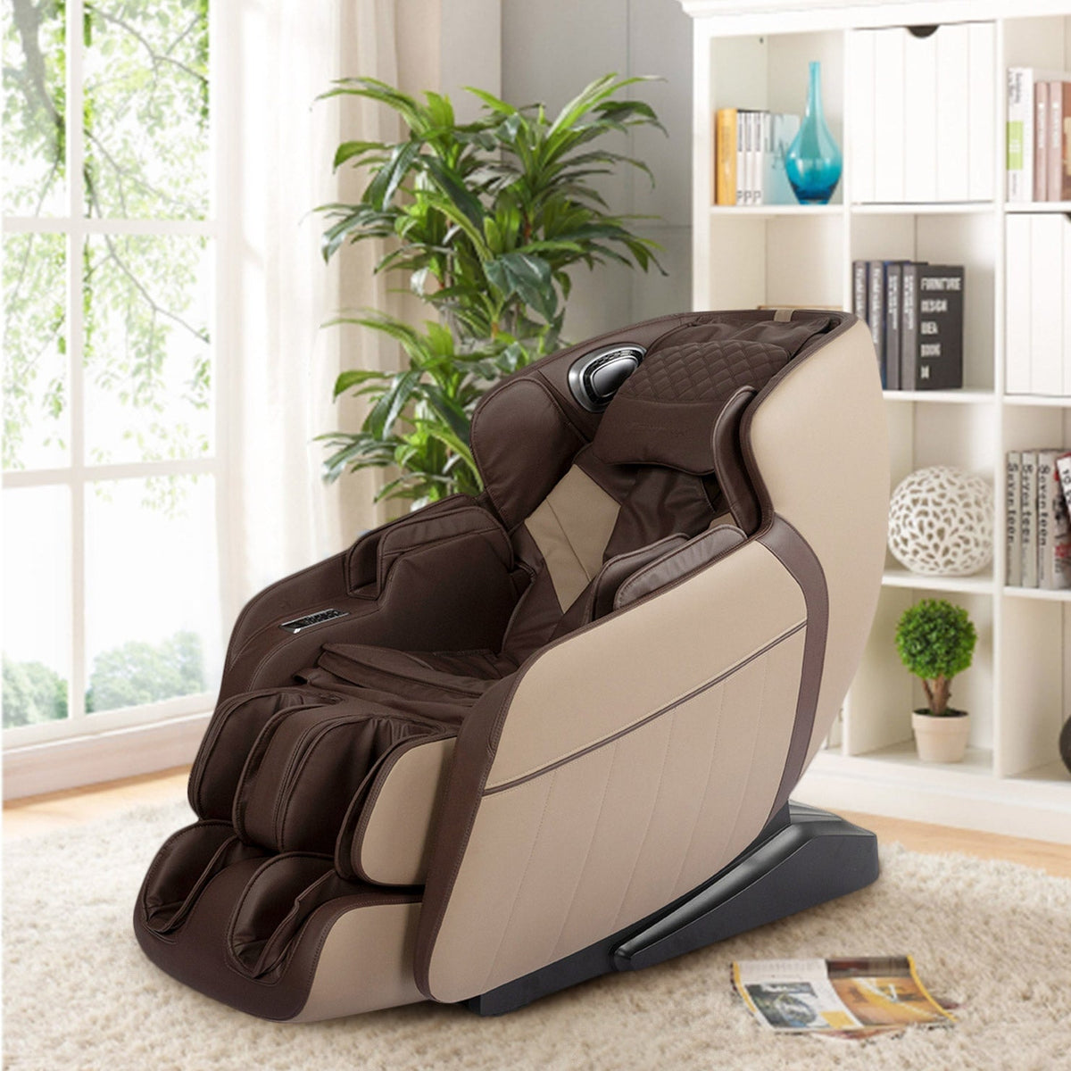 Best Massage Spectrum 2D Zero Gravity Massage Chair Bluetooth Speakers and Voice Command