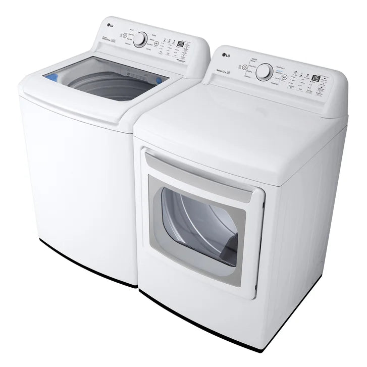 LG Laundry Bundle 5.2 cu ft. Top Load Washer and 7.3 cu ft. Electric Dryer