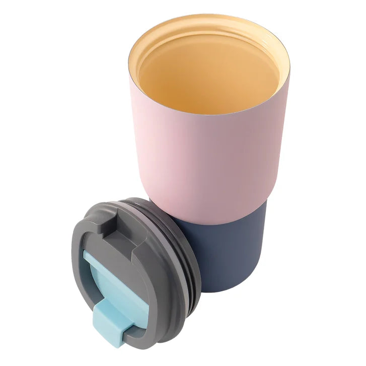 Asobu Pastel Stainless Steel 650 ml (22 oz) Mug, 2-pack