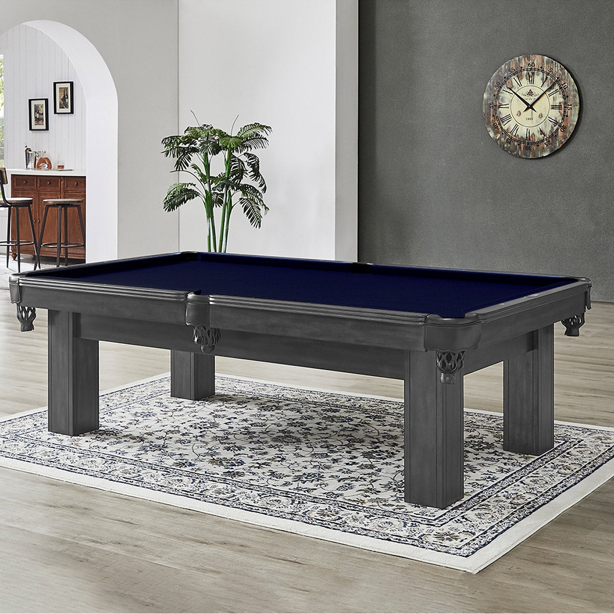 Beringer Cobalt 8 ft. Exotic Solid Wood Slate Billiard Table