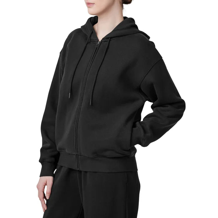 Tuff Athletics Women’s Oversized Fleece Hooded Full Zip