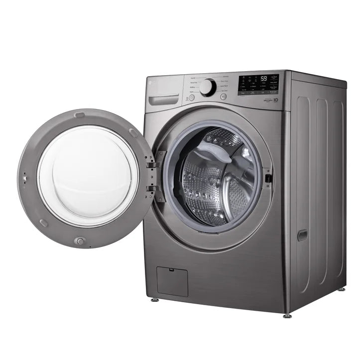 LG 5.2 cu. ft. Graphite Steel Ultra Large Capacity Front Load Washer with 6Motion Technology