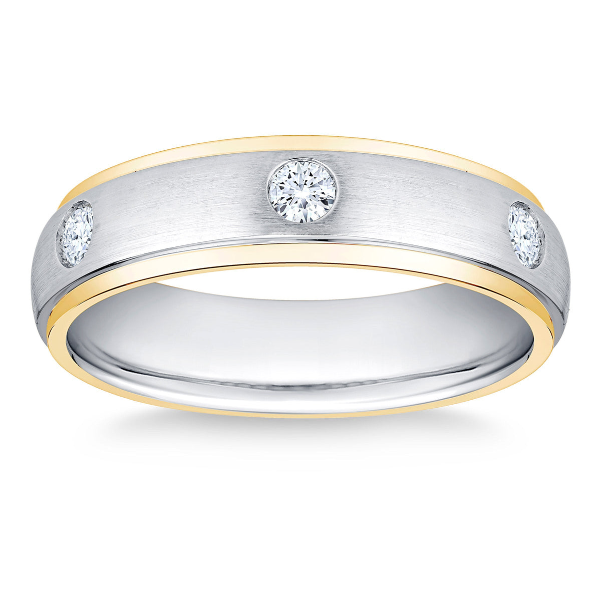 Men's Round Brilliant Diamond Ring (0.25 ctw)