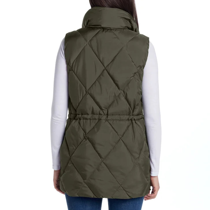 Weatherproof Women's Long Puffer Vest