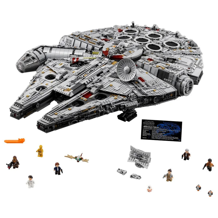 LEGO Star Wars Millennium Falcon Ultimate Collector Series 75192 with Bonus LEGO Star Wars The Dark Falcon 75389