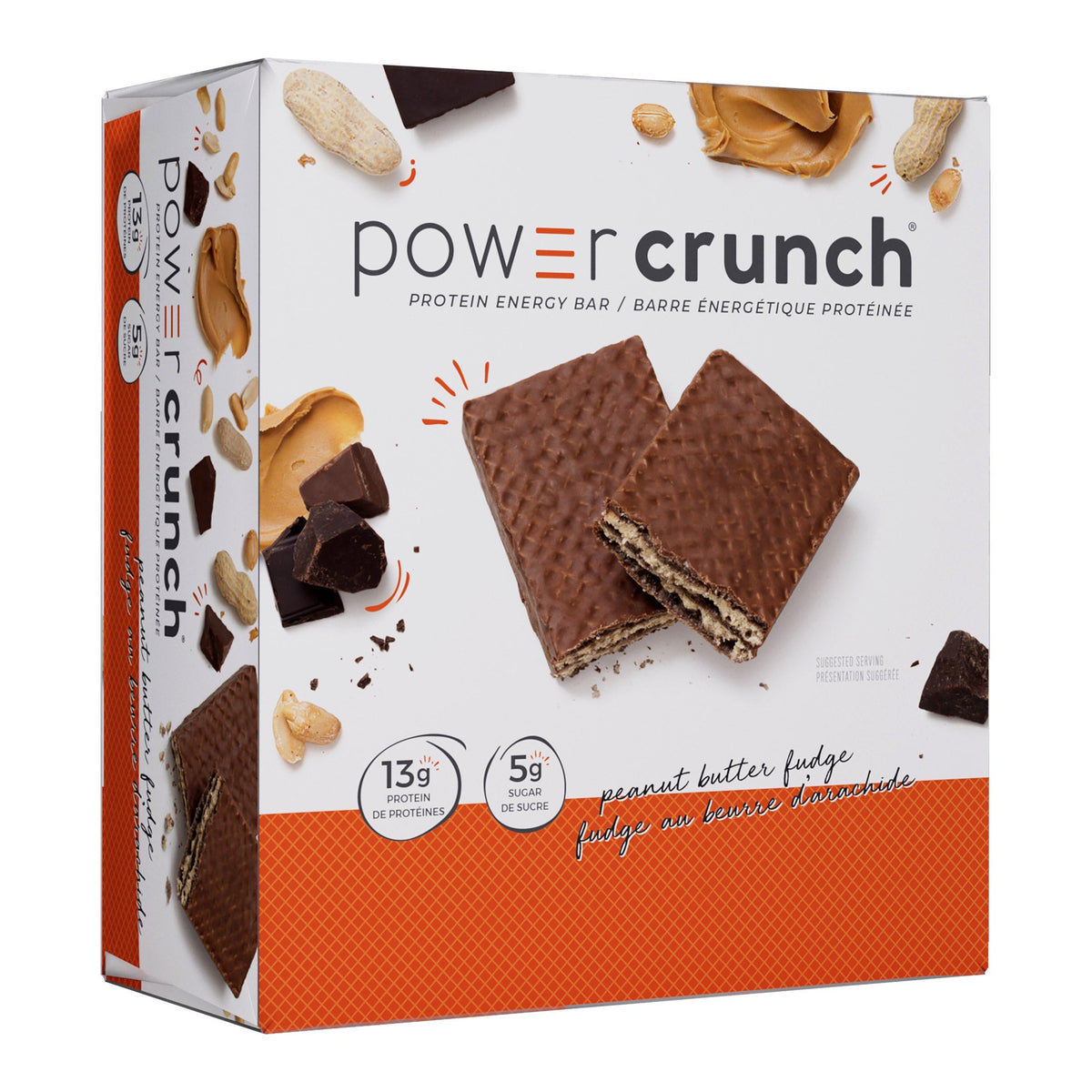 Power Crunch, Protein Bars, 12 × 40 g