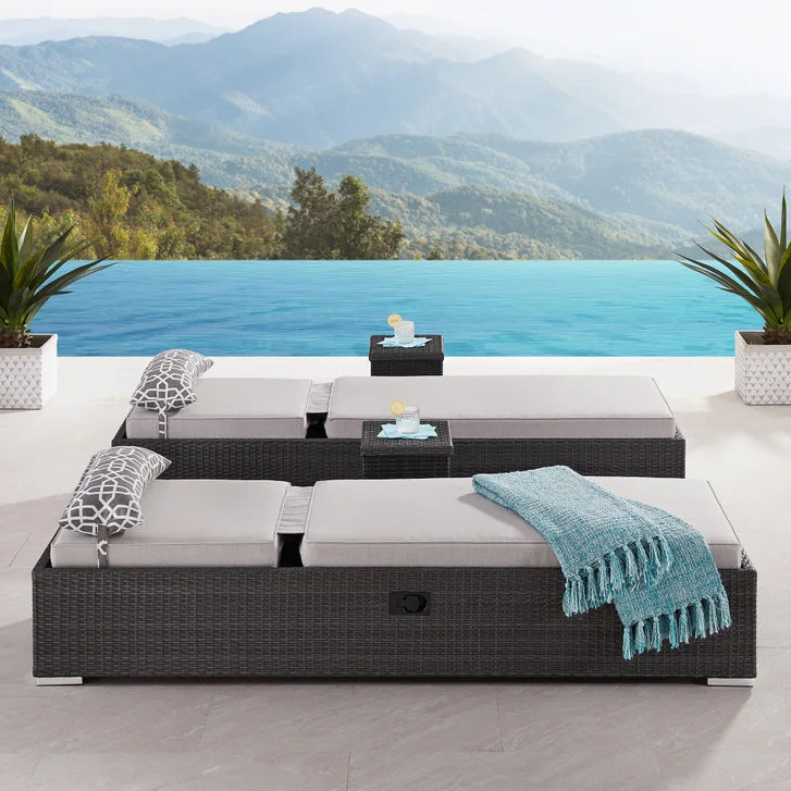 Niko 4-piece Patio Lounger Set