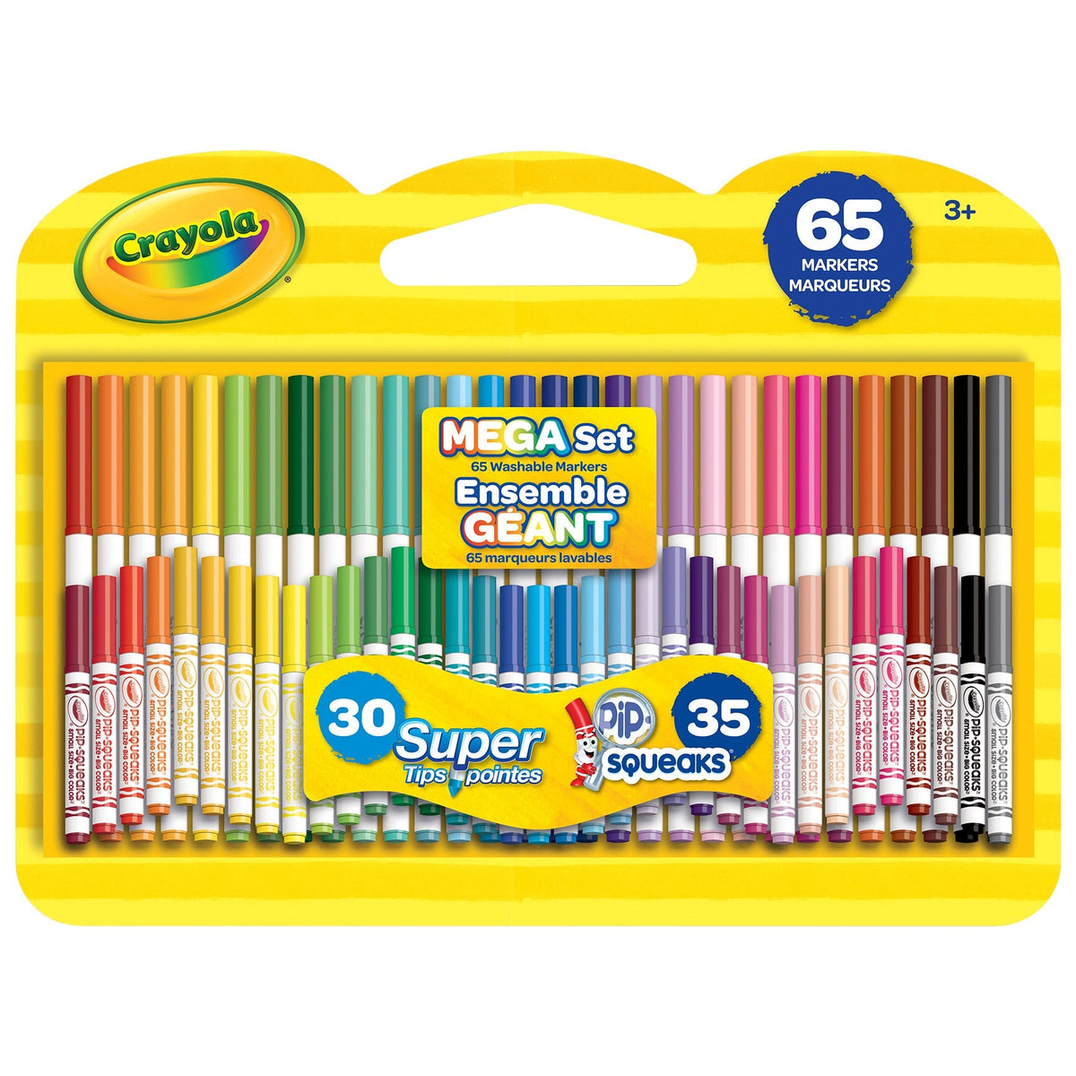 Crayola Mega Set, 65 Washable markers