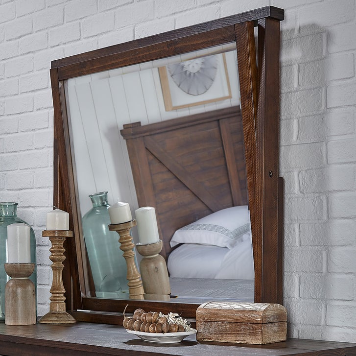 Alpine Ridge Rustic Solid Wood 5-piece Queen Bedroom Set