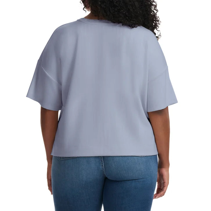 Splendid Women's Ribbed Short Sleeve Top