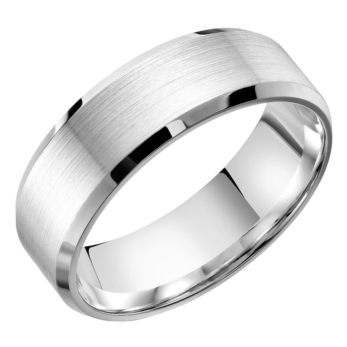 White Gold Men’s Wedding Band