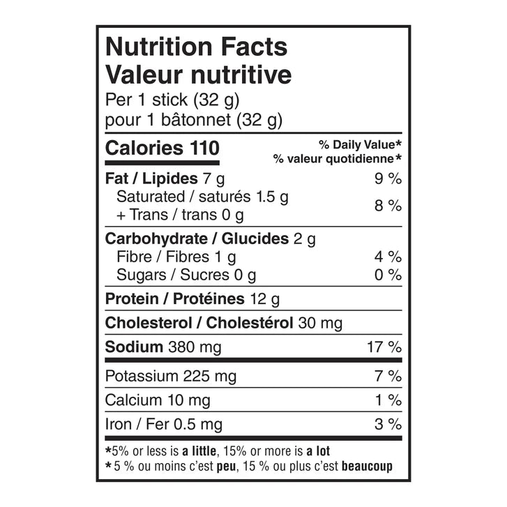 Maple Leaf Mighty Protein Original Chicken Sticks, 16 × 32 g