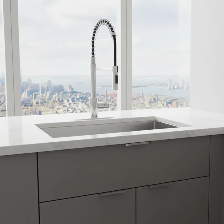 Akuaplus Aurora Pull-Down Kitchen Faucet.