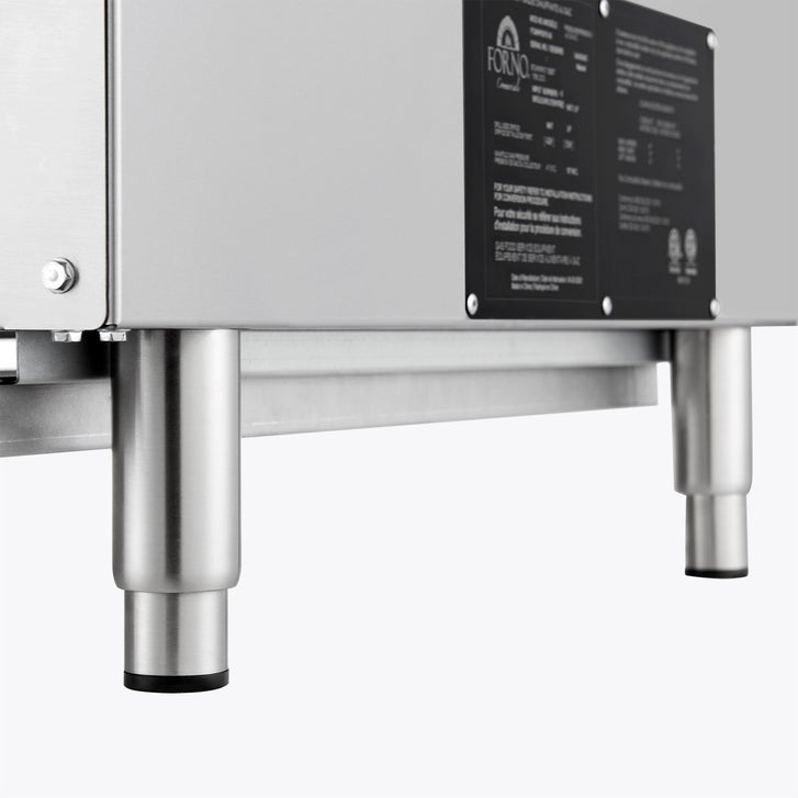 Forno Commercial 36 in Stainless Steel Gas 6 Burner Hotplate with Removable Burner Grates