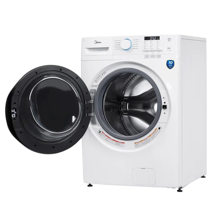 Midea 5.2 cu ft. White Front Load Washer with Automatic Vibration Reduction