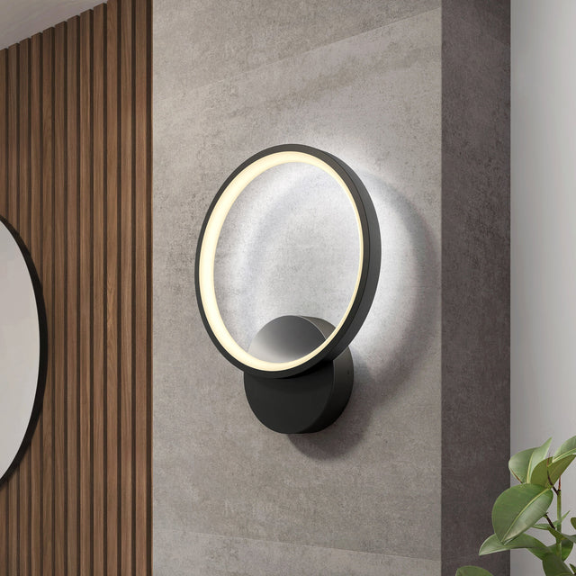 Artika Solis Indoor/Outdoor LED Wall Light 5 CCT, Black P0