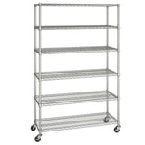 Seville Classics 6 Tier NSF Steel Wire Shelving Rack
