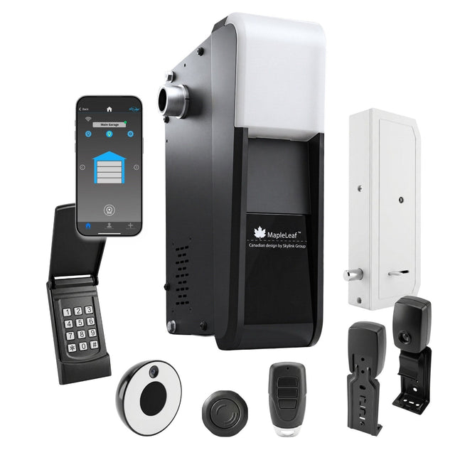Skylink Side Wall Mount Garage Door Opener with built-in Wi- Fi and LED, for Residential Sectional Garage Doors F6