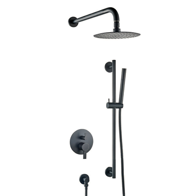 Akuaplus Elite Pressure Balance Shower Post with Rainfall Shower Head R3