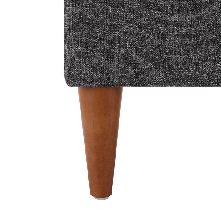 King Fabric Upholstered Storage Ottoman