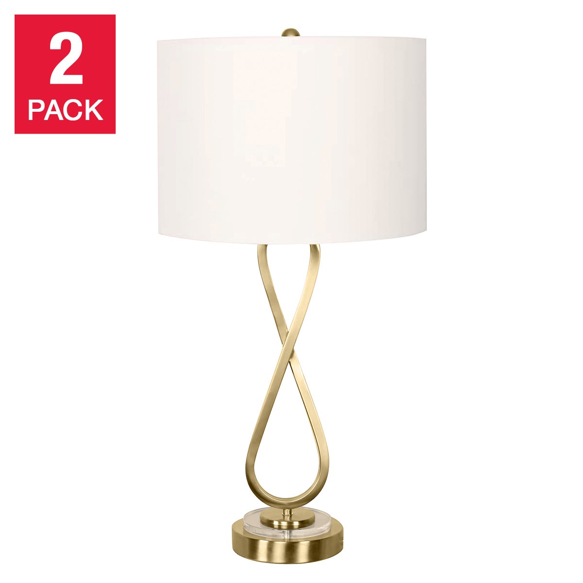 Arlo Scroll Table Lamp, 2-pack