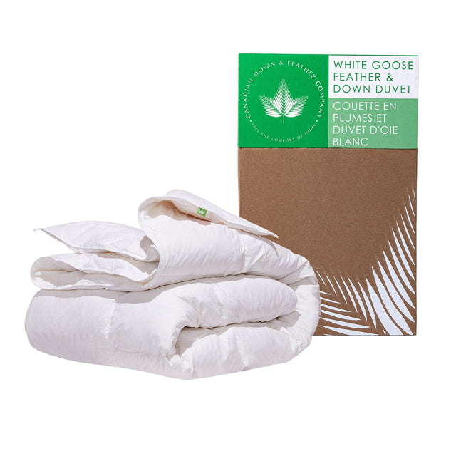 Canadian Down & Feather White Goose Feather & Down Duvet W3